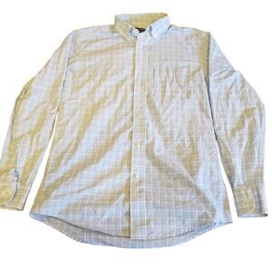 George Button Down Shirt Mens Small Baby Blue Pocket Style GM44Y034 Workwear